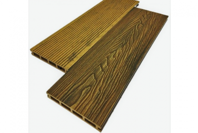 Террасная доска дпк TimberTex Style тик микс 3D