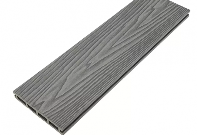Террасная доска из ДПК Grand 3D Серый
